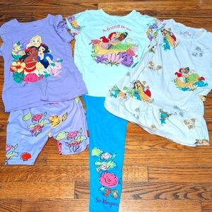 Disney Princess 5-piece pajama set